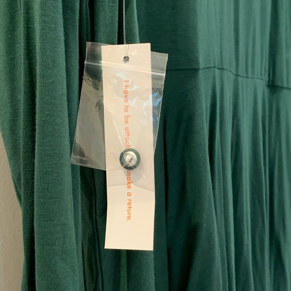 NWT ModCloth Green Peplum Blouse 2X - Picture 5 of 6